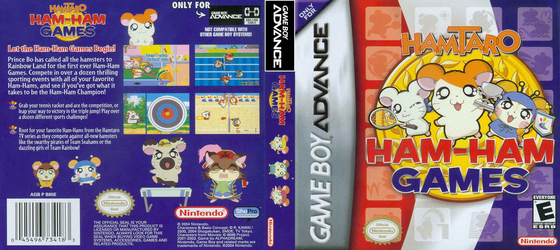 Hamtaro Ham-Ham Games Cover Art - WOI Solutions