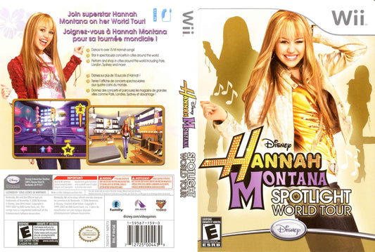 Hannah Montana Spotlight World Tour Cover Art - WOI Solutions