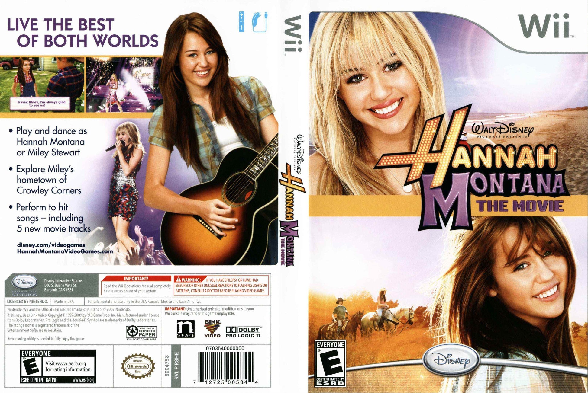 Hannah Montana The Movie Cover Art - WOI Solutions