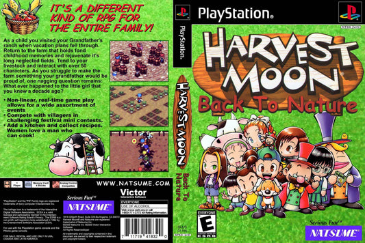 Harvest Moon Back to Nature Cover Art - WOI Solutions