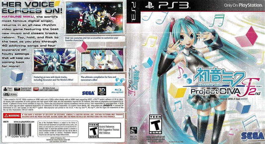 Hatsune Miku Project DIVA F 2nd Cover Art - WOI Solutions