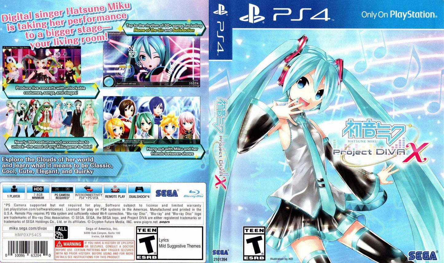 Hatsune Miku Project DIVA X Cover Art - WOI Solutions