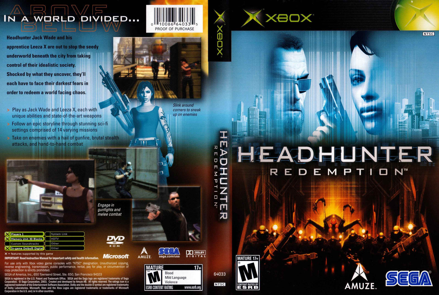 Headhunter Redemption Cover Art - WOI Solutions