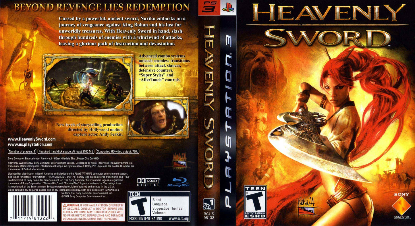 Heavenly Sword Cover Art - WOI Solutions