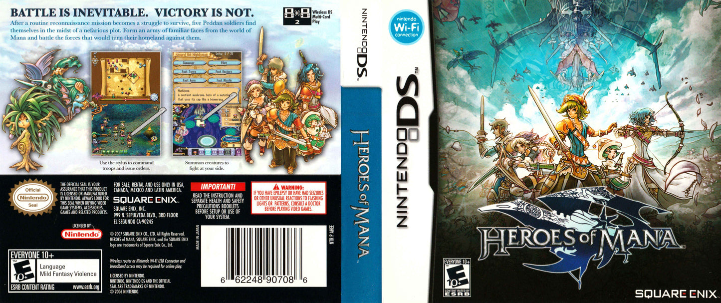 Heroes of Mana Cover Art - WOI Solutions