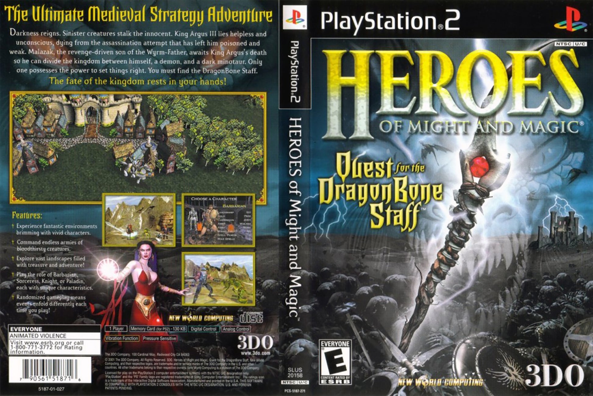 Heroes of Might and Magic Quest for the Dragonbone Staff