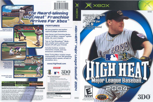 High Heat Major League Baseball 2004 Cover Art - WOI Solutions