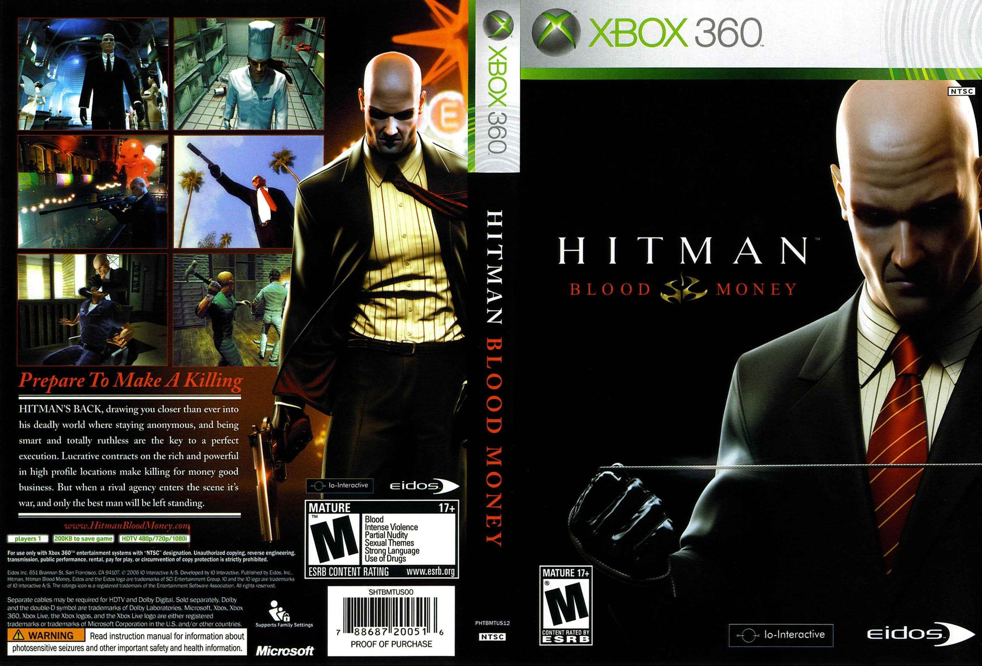 Hitman Blood Money Cover Art - WOI Solutions