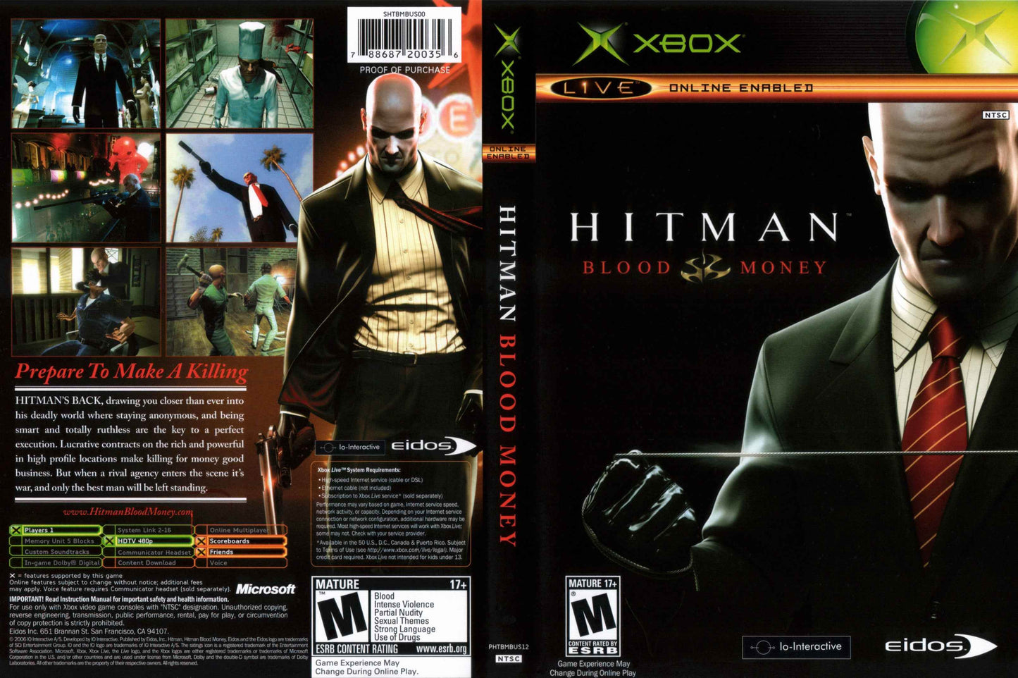 Hitman Blood Money Cover Art - WOI Solutions
