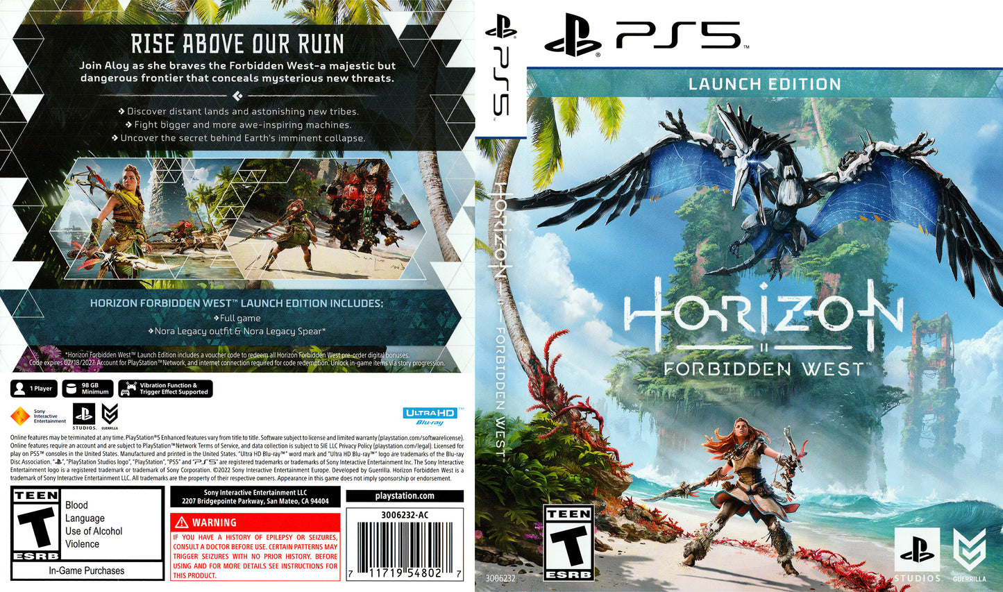 Horizon Forbidden West - Launch Edition