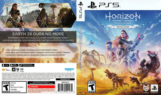 Horizon Zero Dawn Remastered Cover Art - WOI Solutions