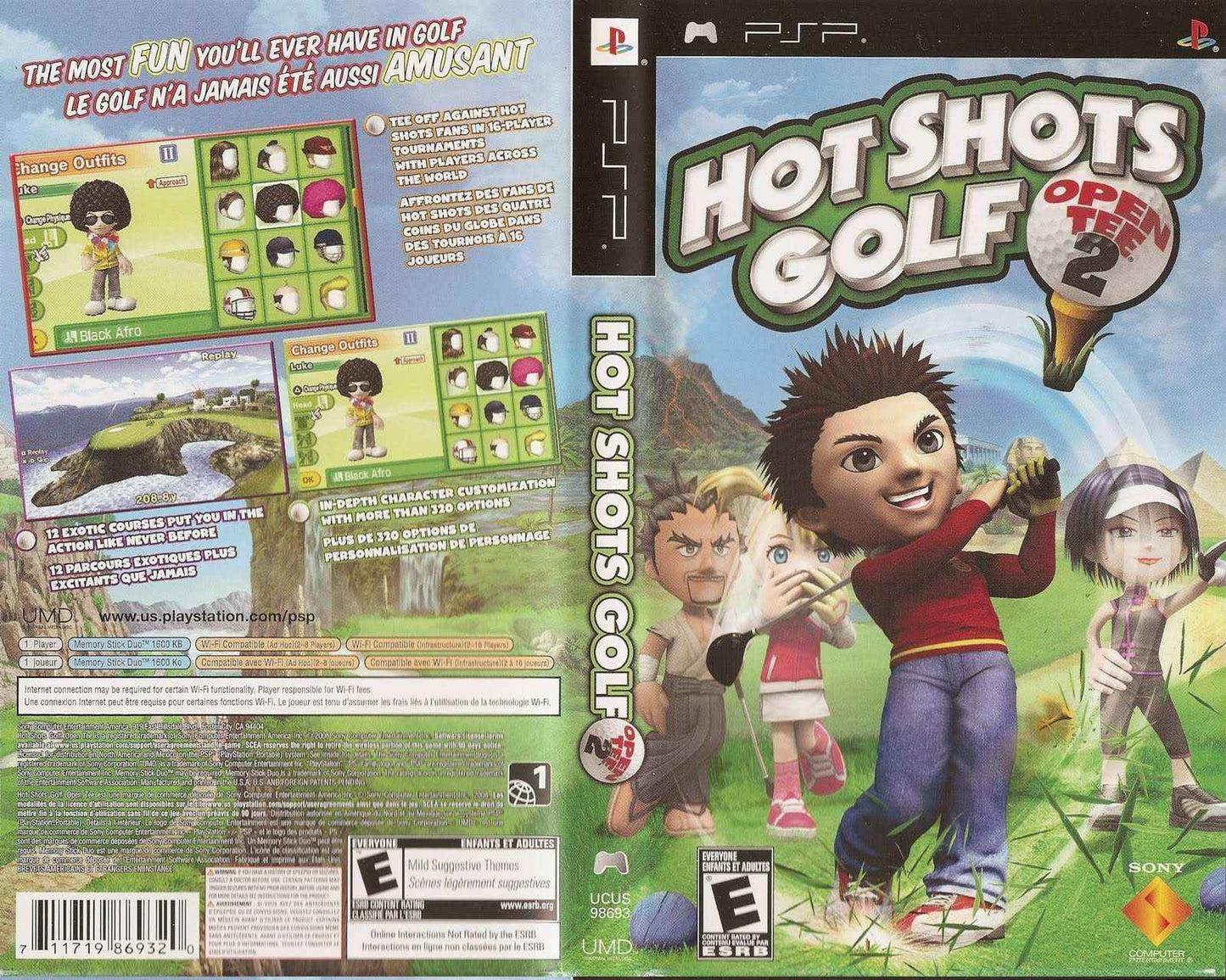 Hot Shots Golf Open Tee 2 Cover Art - WOI Solutions