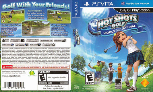 Hot Shots Golf World Invitational Cover Art - WOI Solutions