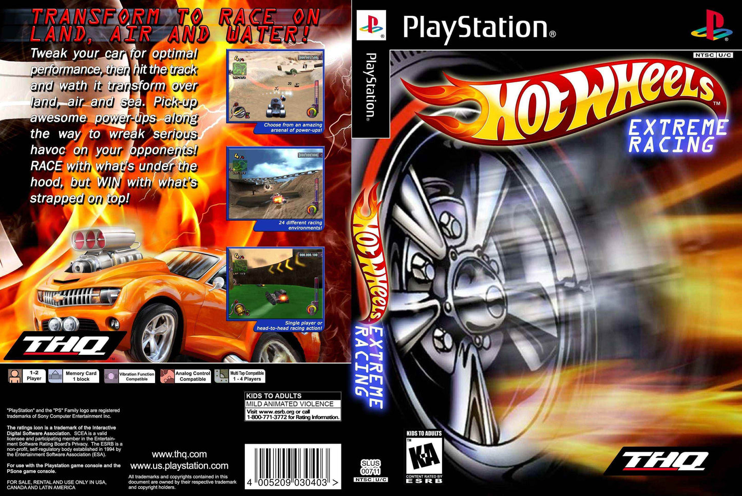 Hot Wheels Extreme Racing Cover Art - WOI Solutions