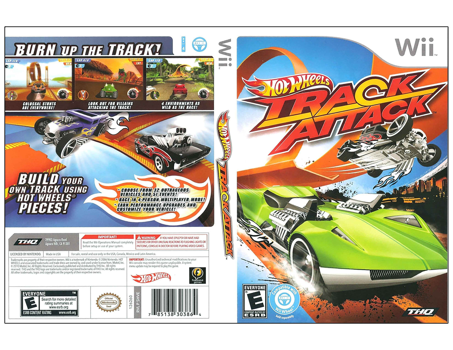 Hot Wheels Track Attack Cover Art - WOI Solutions
