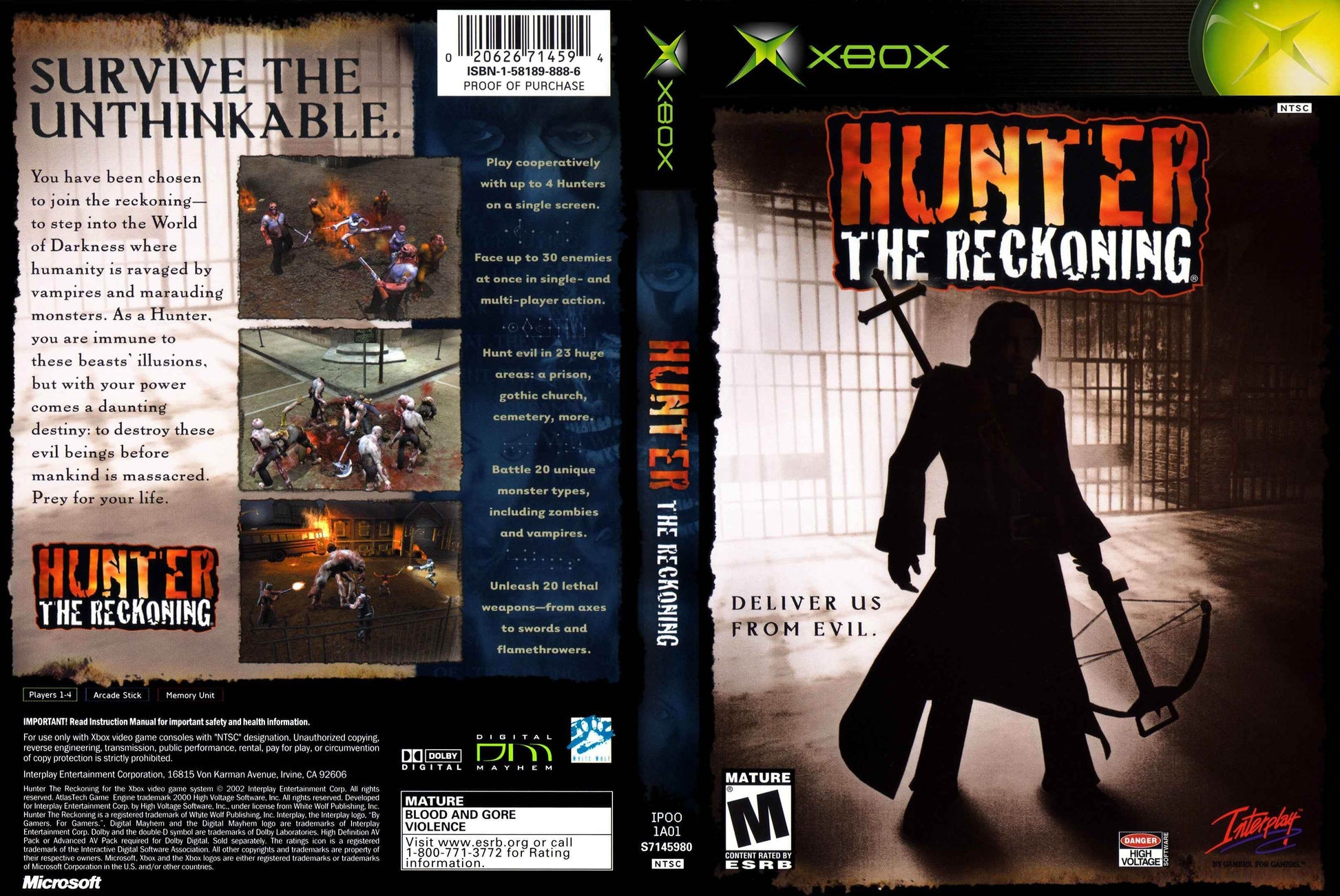 Hunter The Reckoning Cover Art - WOI Solutions