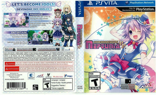 Hyper Dimension Neptunia Producing Perfection Cover Art - WOI Solutions
