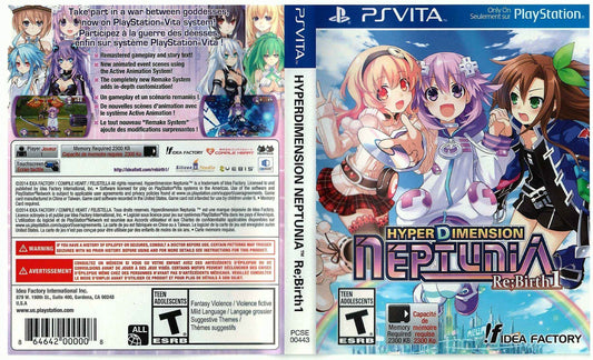 Hyper Dimension Neptunia Re Birth 1 Cover Art - WOI Solutions