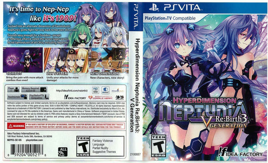Hyper Dimension Neptunia Re Birth 3 Cover Art - WOI Solutions