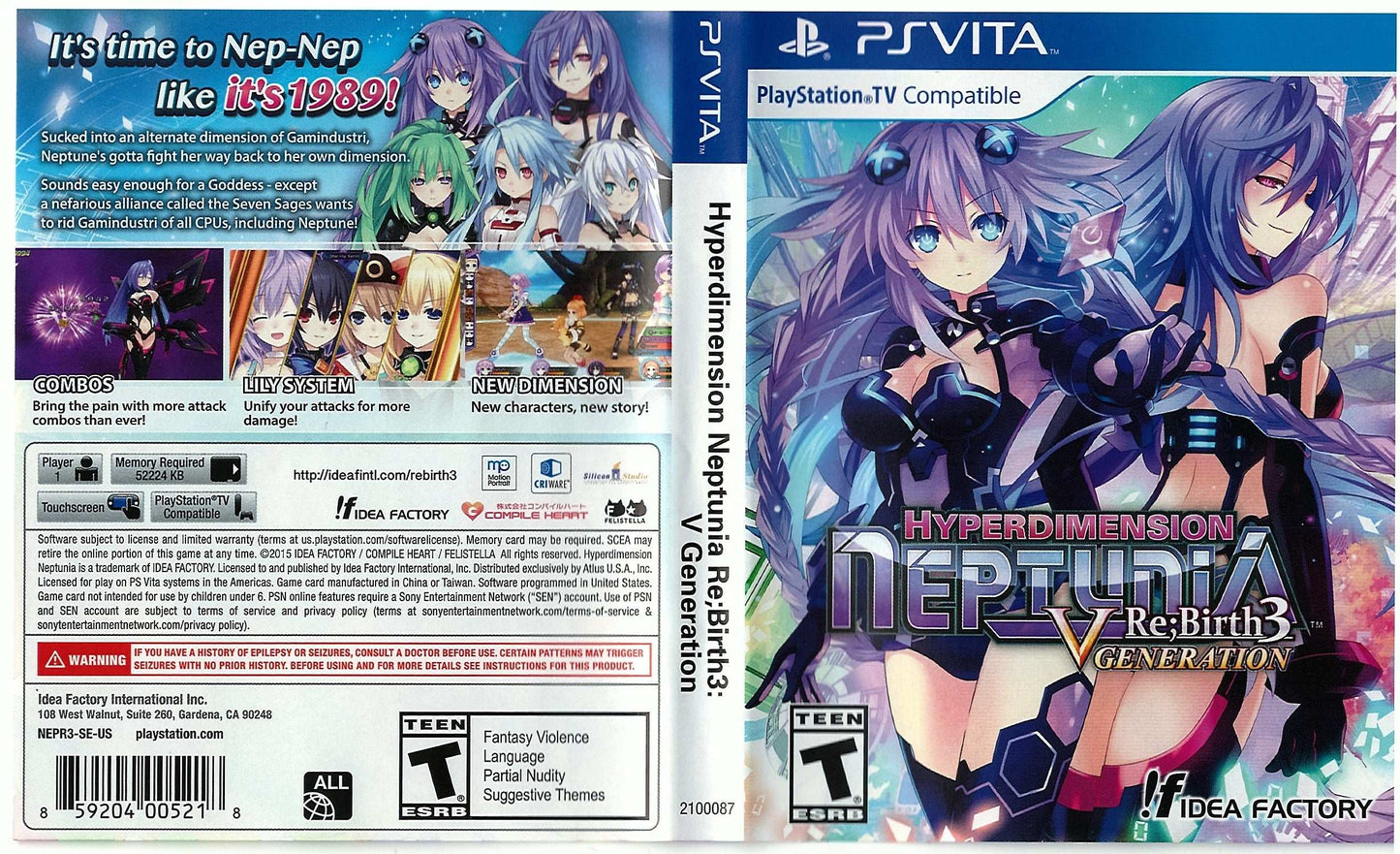 Hyper Dimension Neptunia Re Birth 3