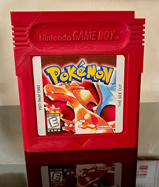 GameBoy Cartridge Wall Art Pokemon Red