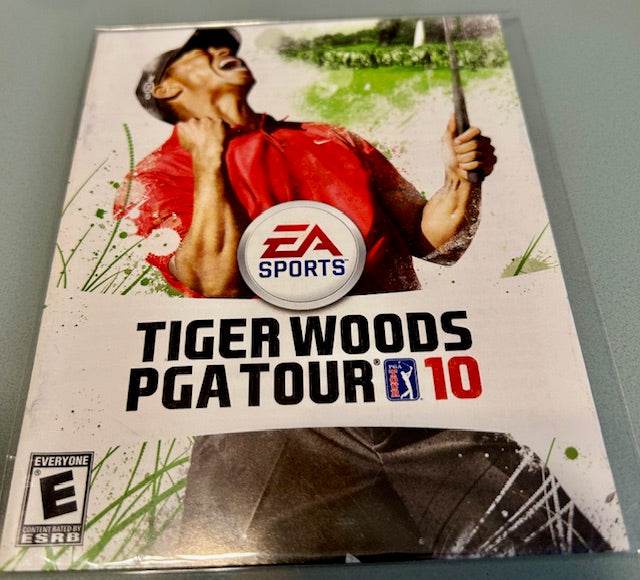 Tiger Woods PGA Tour 10 Playstation 3 Manual Only Cover Art - WOI Solutions