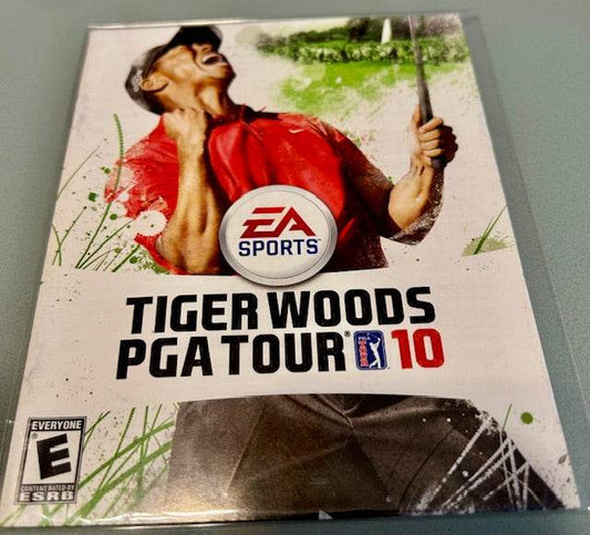 Tiger Woods PGA Tour 10 Playstation 3 Manual Only Cover Art - WOI Solutions