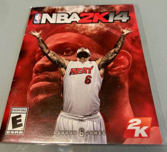 NBA 2K14 Playstation 3 Manual Only Cover Art - WOI Solutions