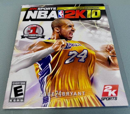 NBA 2K10 Playstation 3 Manual Only Cover Art - WOI Solutions