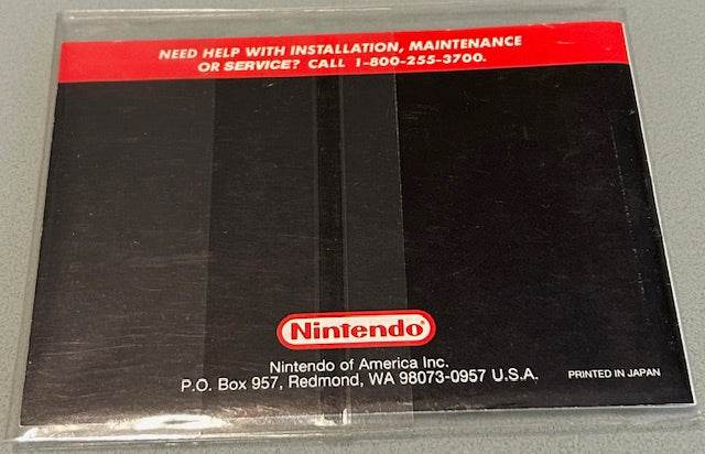 Super Mario Land GameBoy Manual Only Cover Art - WOI Solutions