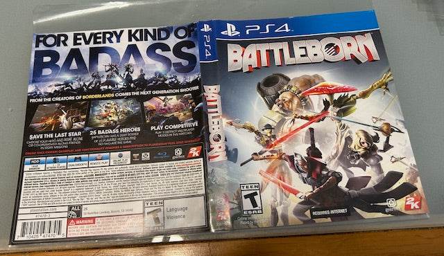 Battleborn Cover Art & Manual Cover Art - WOI Solutions