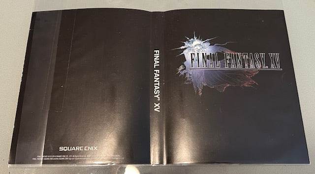 Final Fantasy XV [Day One Edition] Cover Art & Manual Cover Art - WOI Solutions