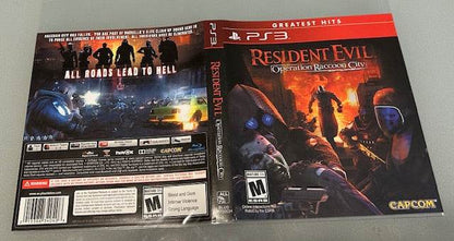 Resident Evil Operation Raccoon City [Greatest Hits] Cover Art & Insert Cover Art - WOI Solutions