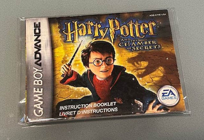 Harry Potter Chamber of Secrets GameBoy Advance Manual Only Cover Art - WOI Solutions