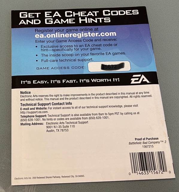 Battlefield: Bad Company 2 Cover Art & Manual Cover Art - WOI Solutions