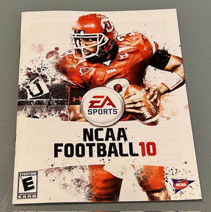 NCAA Football 10 Cover Art & Manual Cover Art - WOI Solutions