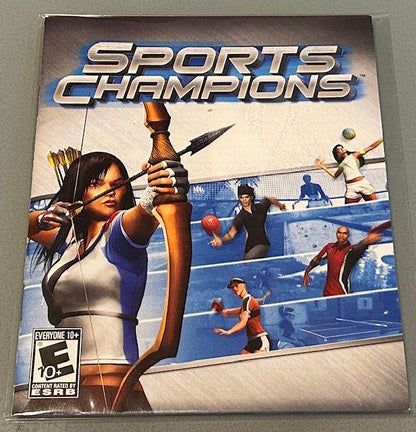 Sports Champions Playstation 3 Manual Only Cover Art - WOI Solutions