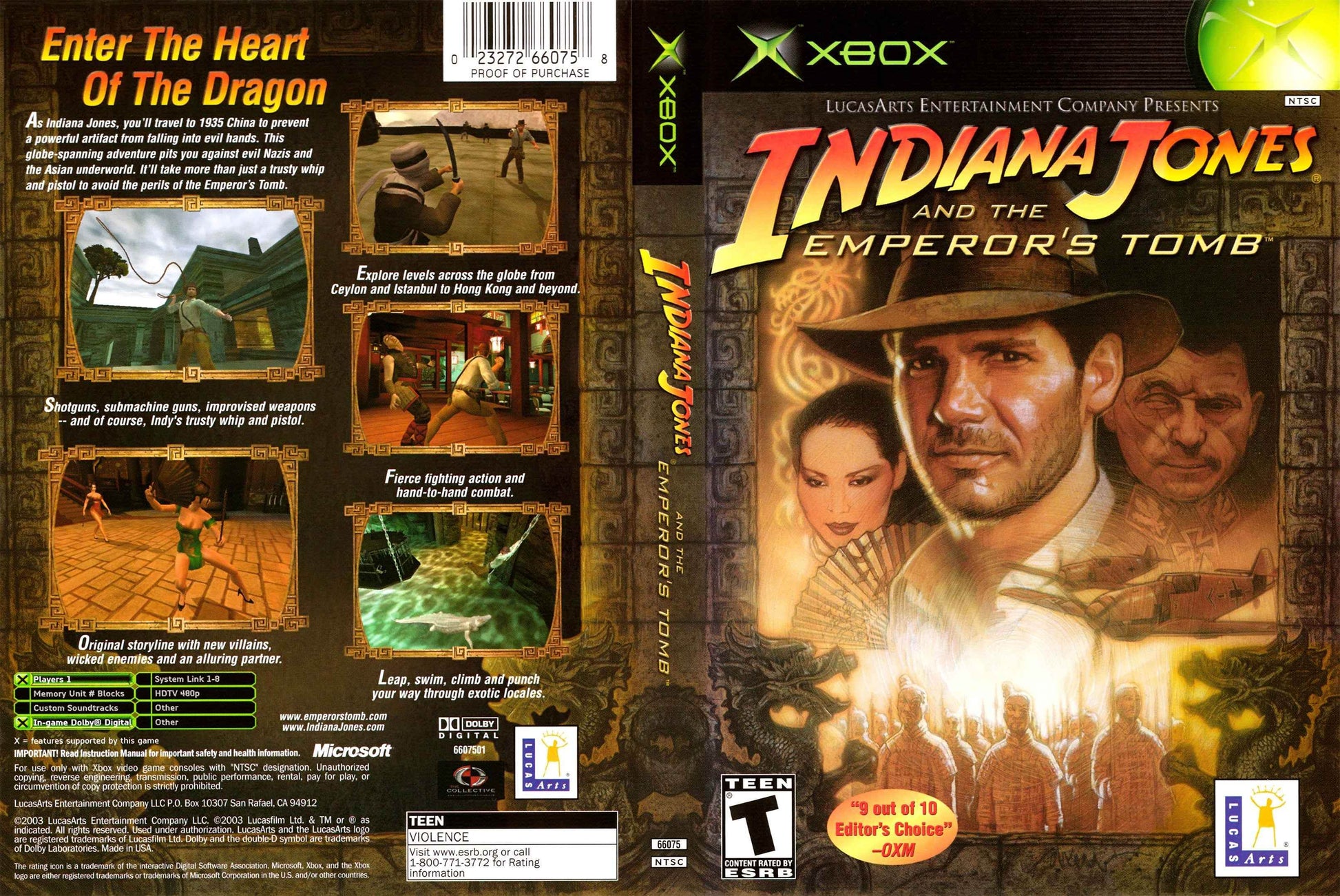 Indiana Jones and the Emperor's Tomb Cover Art - WOI Solutions