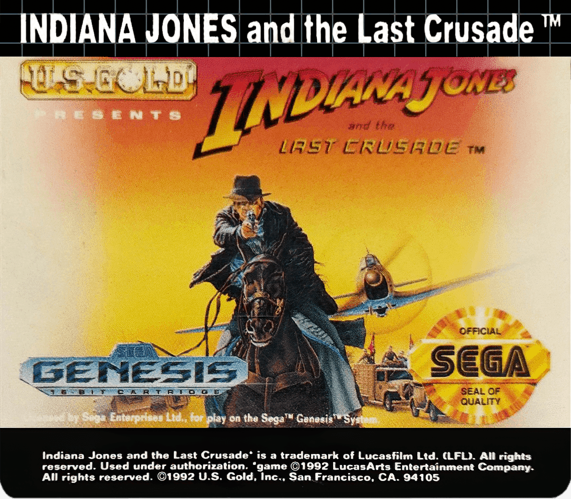 Indiana Jones and the Last Crusade Cover Art - WOI Solutions