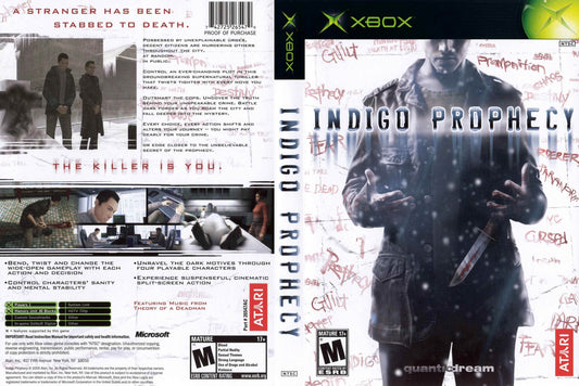 Indigo Prophecy (aka Fahrenheit) Cover Art - WOI Solutions