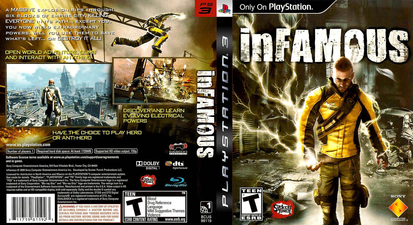 Infamous Cover Art - WOI Solutions