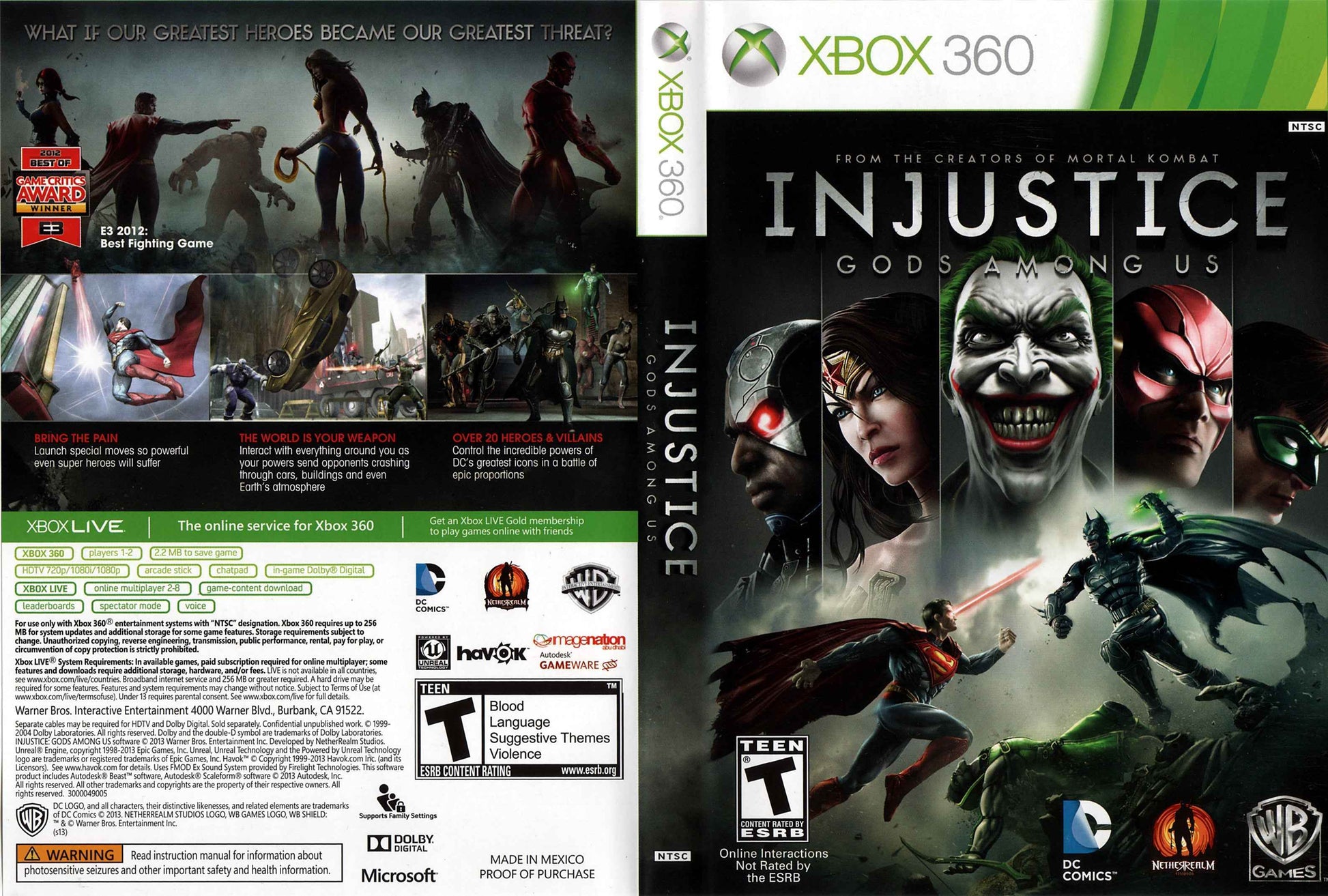 Injustice Gods Among Us Cover Art - WOI Solutions