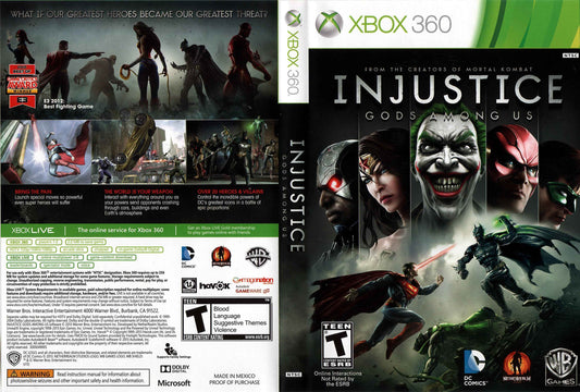 Injustice Gods Among Us Cover Art - WOI Solutions