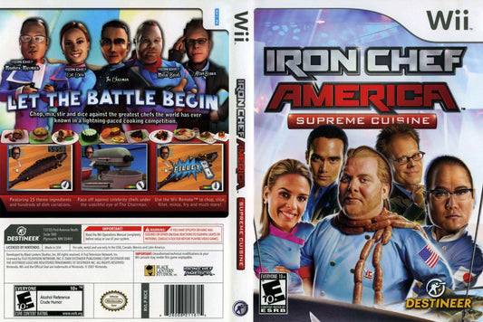 Iron Chef America Supreme Cuisine Cover Art - WOI Solutions