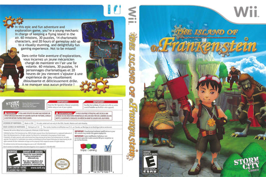 Island of Dr. Frankenstein, The Cover Art - WOI Solutions