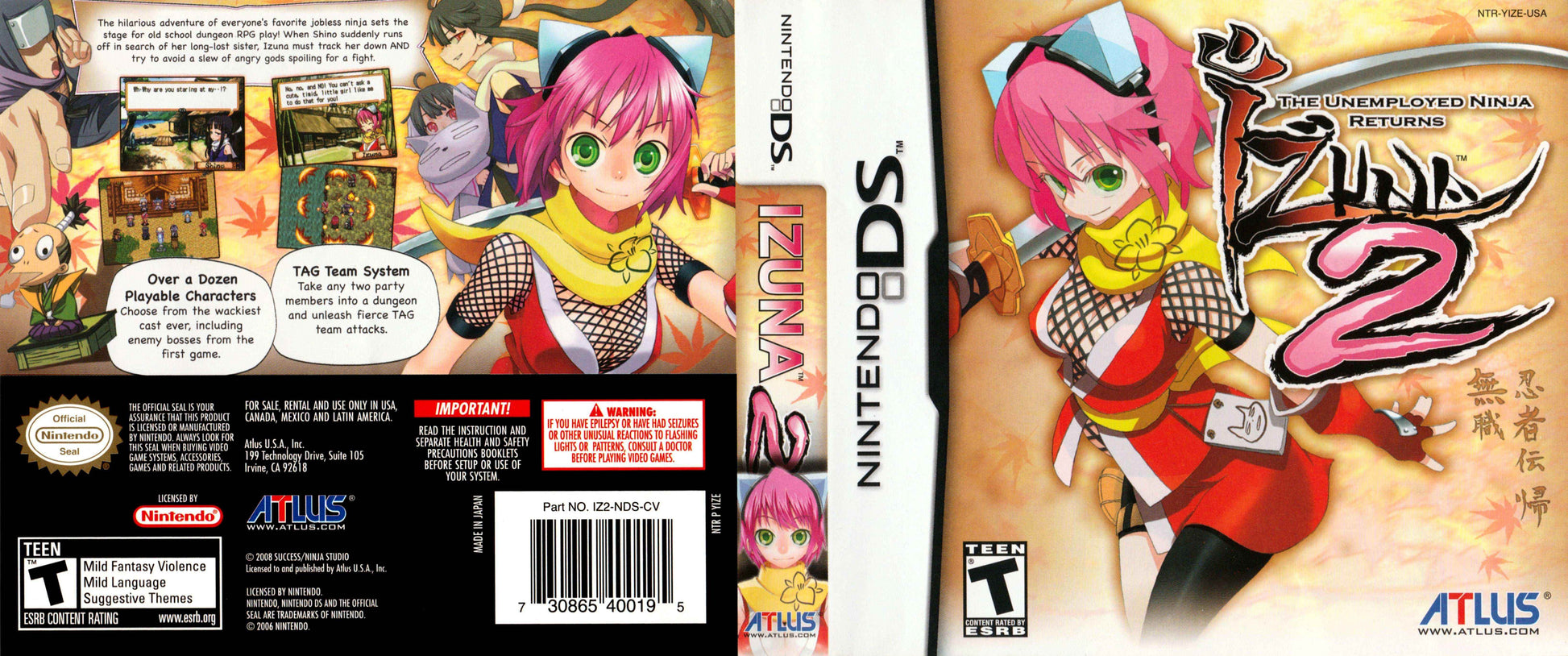 Izuna 2 Cover Art - WOI Solutions