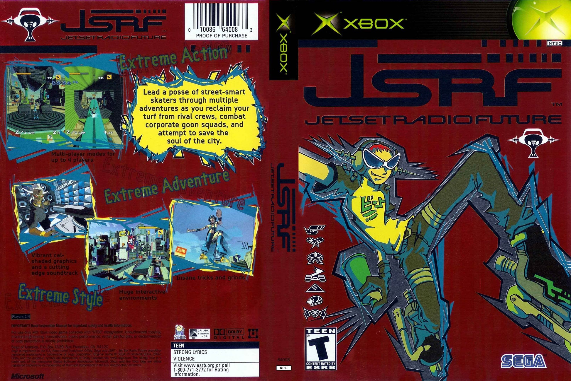 JSRF Jet Set Radio Future Cover Art - WOI Solutions