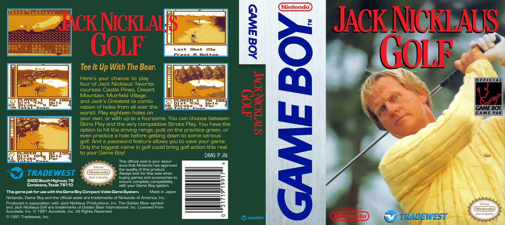 Jack Nicklaus Golf Cover Art - WOI Solutions