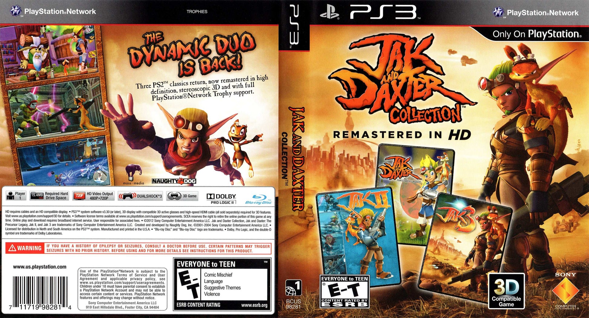 Jak and Daxter Collection