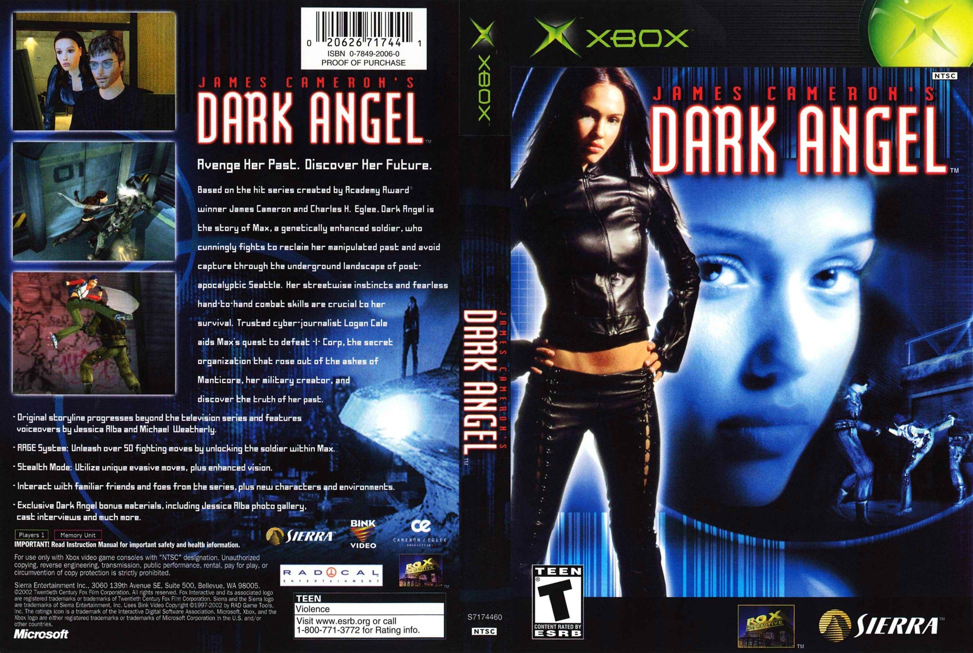James Cameron's Dark Angel Cover Art - WOI Solutions